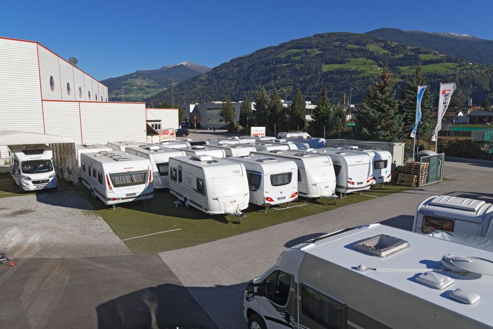 Wohnwagen bei Campingparadies Krug GesmbH